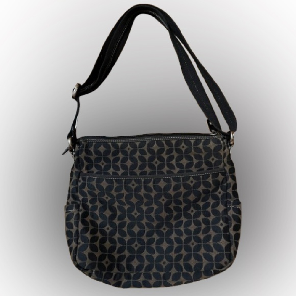 Fossil Black Patterned Crossbody Bag - Women's Shoulder Bag
